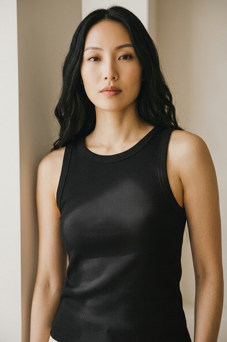 Women's Soft Ribbed Knit Midi Dress | Chic Sleeveless Casual Dress 2