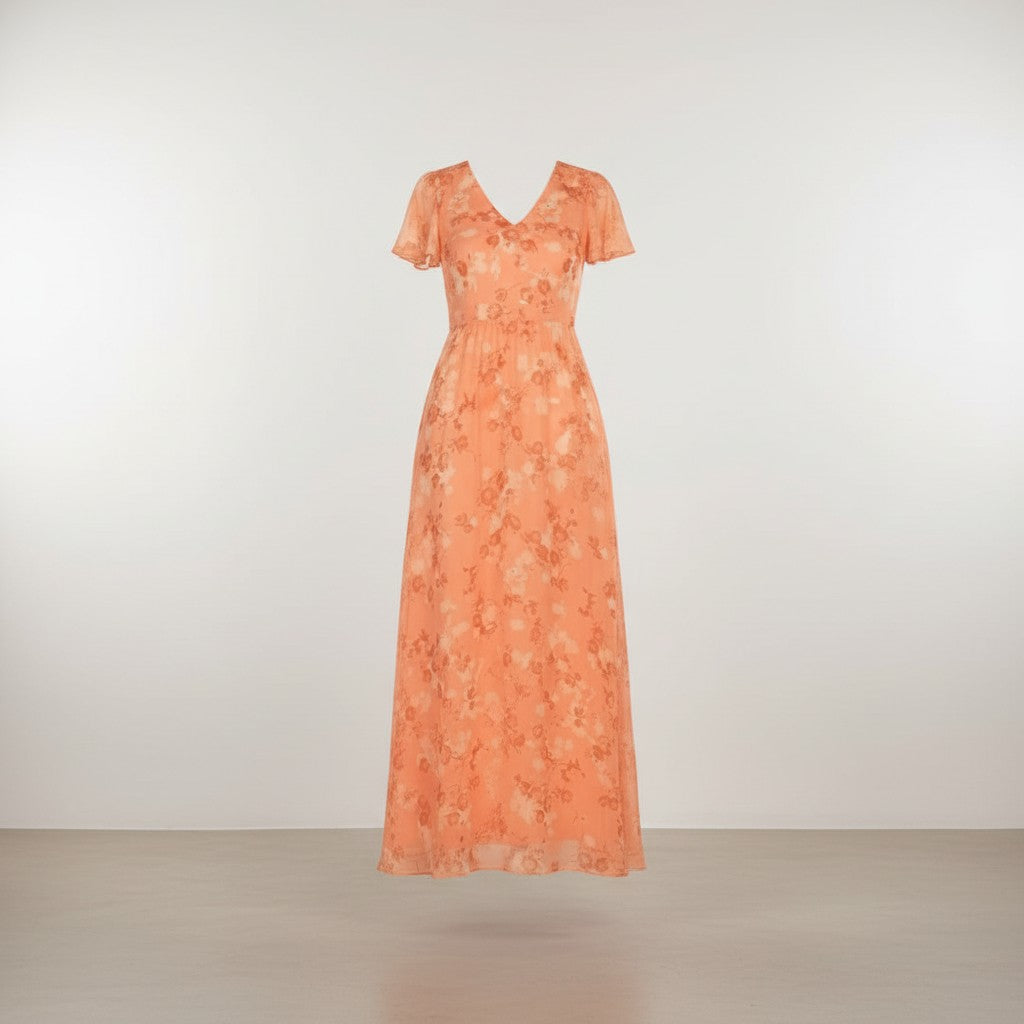 Emily | Elegant Chiffon Midi Dress 5
