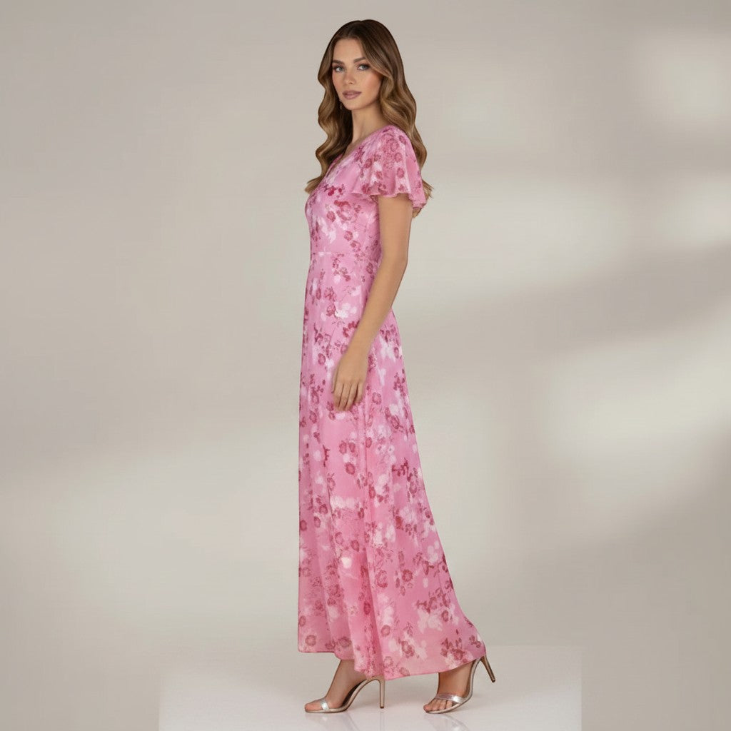 Emily | Elegant Chiffon Midi Dress 1