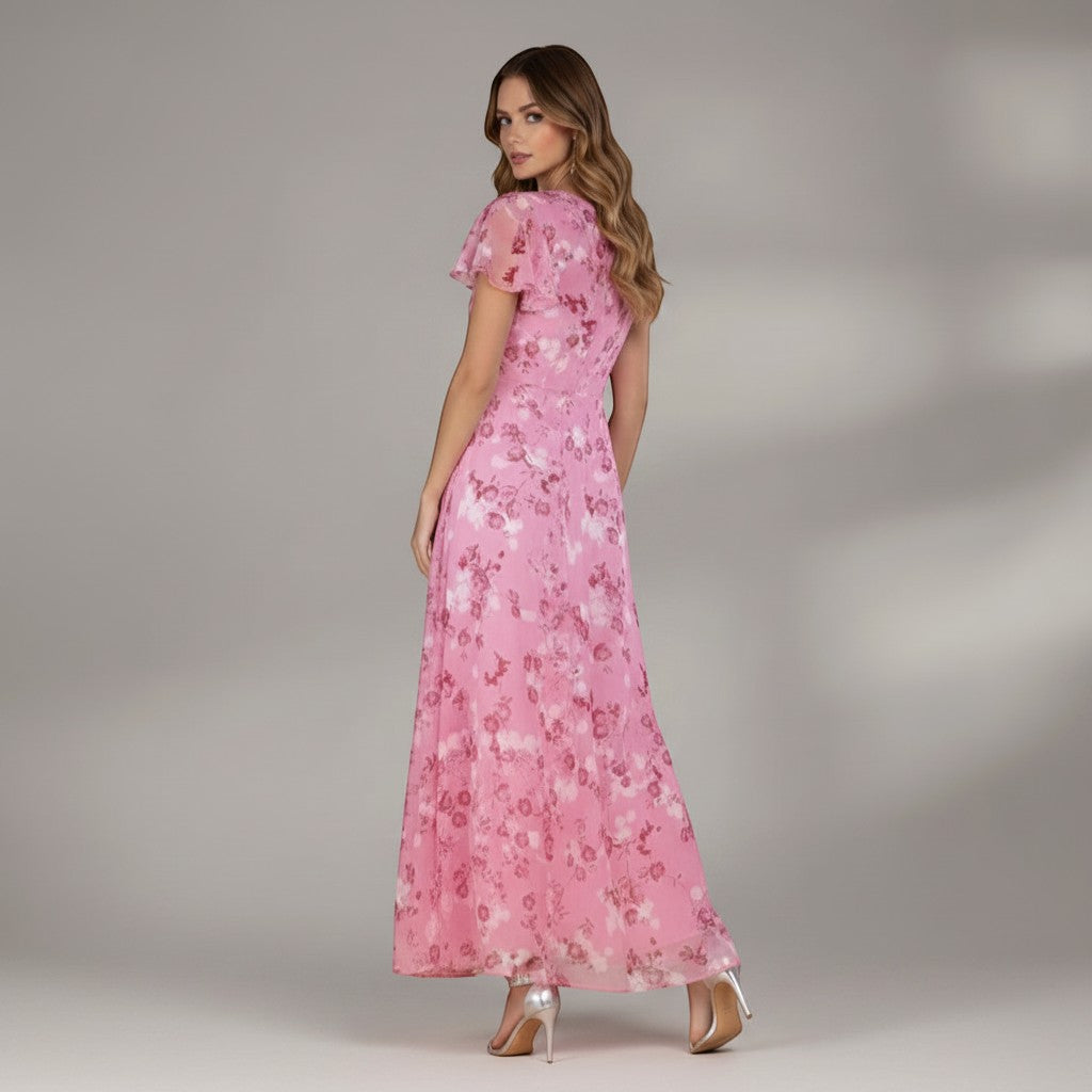 Emily | Elegant Chiffon Midi Dress 2